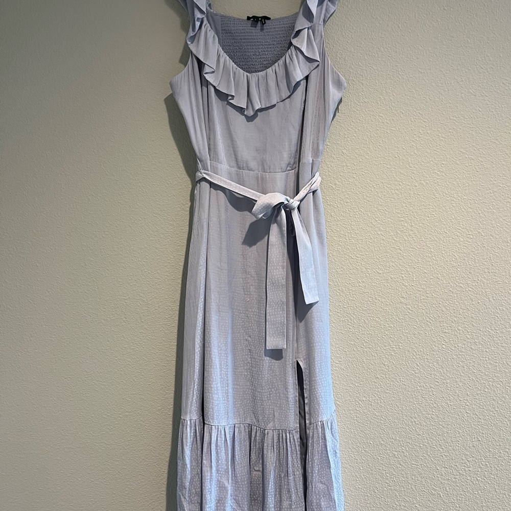 PAIGE Kiara Sweetheart Side Slit Dress